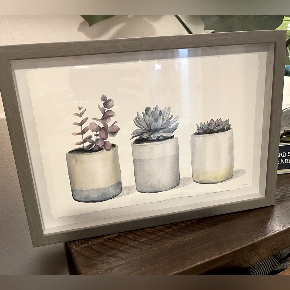 SUCCULENT PAINTING SHADOWBOX